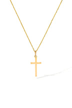 Anhänger "Glaubenskreuz" Gelbgold 375/1000