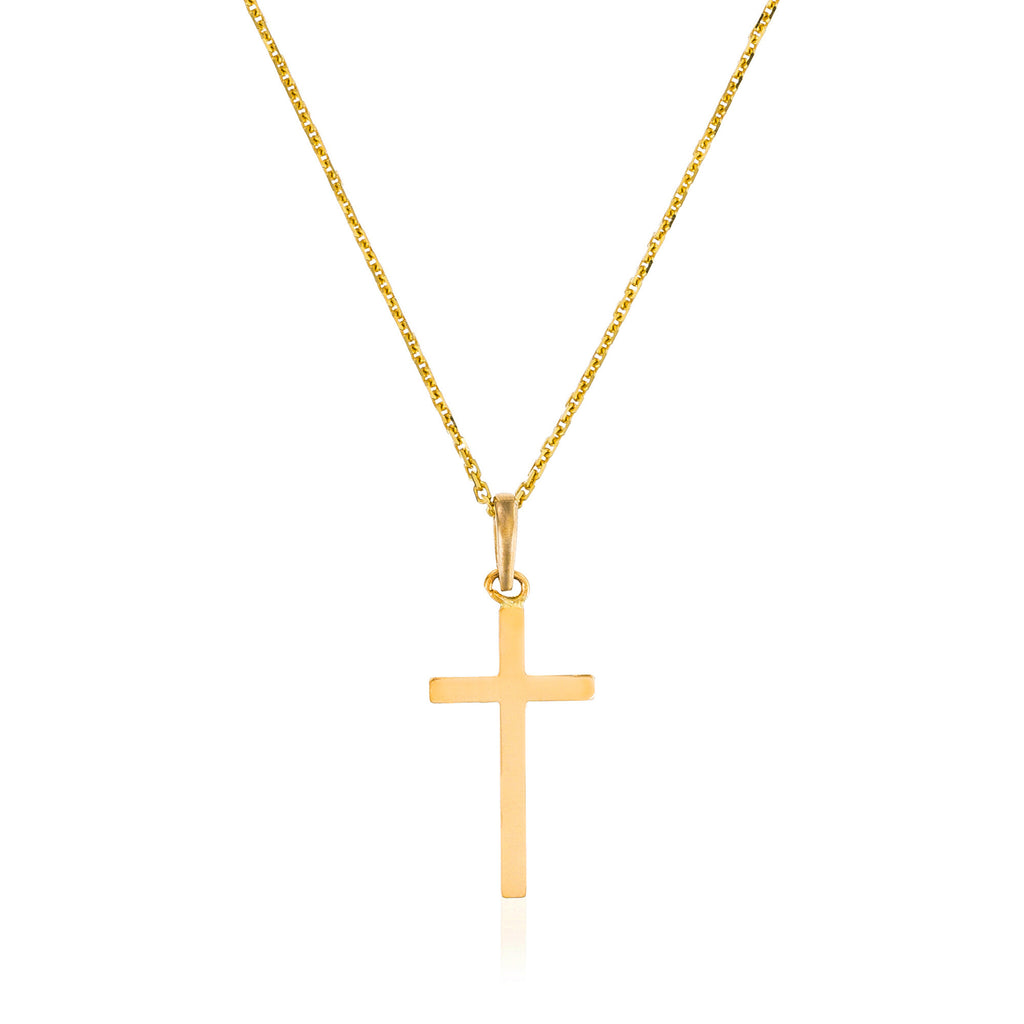 Colgante "Croix Croyance" - Oro Amarillo 375/1000