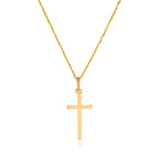 Colgante "Croix Croyance" - Oro Amarillo 375/1000