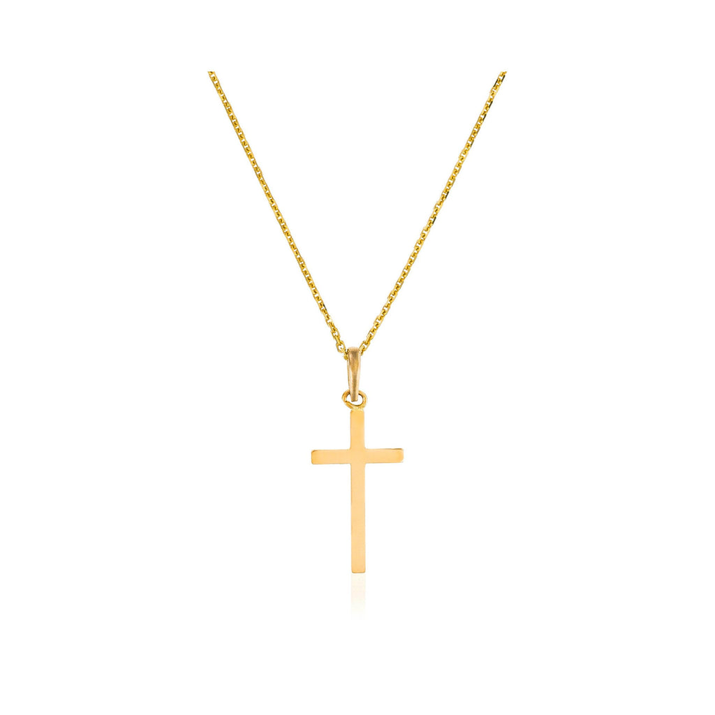 Colgante "Cruz Creencia" Oro Amarillo 375/1000