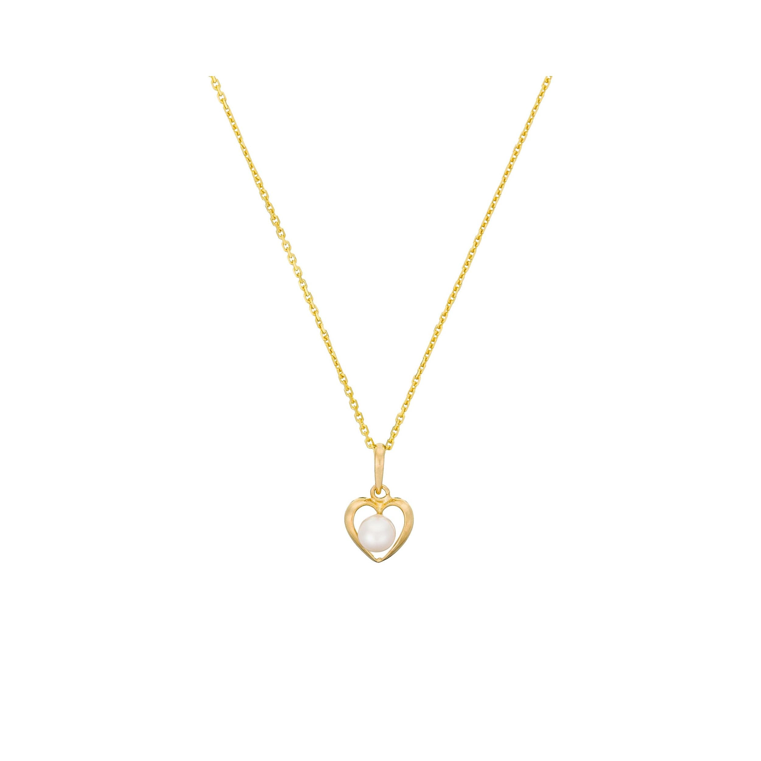 Pendentif "Lova Pearl" Or Jaune 375/1000 Perle Blanche