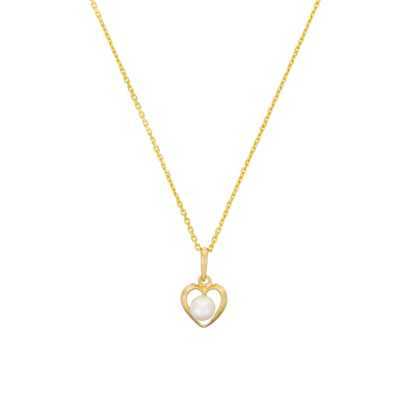 Pendentif "Lova Pearl" Or Jaune 375/1000 Perle Blanche