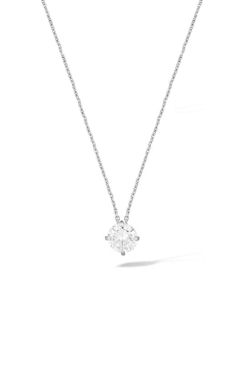 Anhänger "Splendeur" 375er Weißgold und Zirkonia