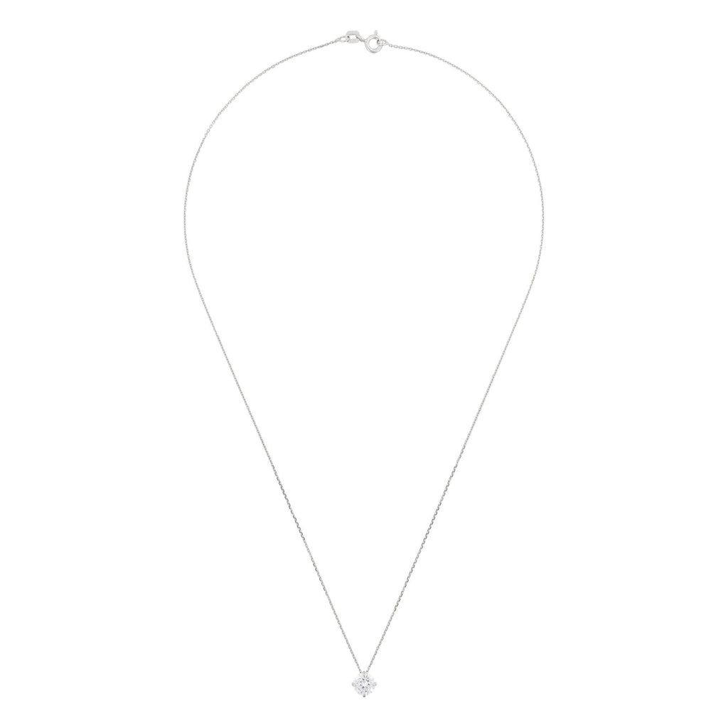 Pendentif "Splendeur" - Or Blanc 375/1000 Et Zirconium