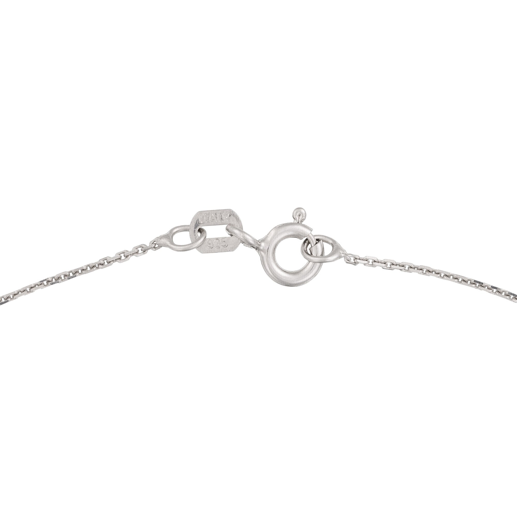 Pendentif "Splendeur" - Or Blanc 375/1000 Et Zirconium
