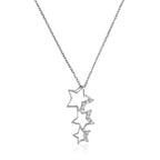 Zawieszka "Constellation" z białego złota próby 375/1000 i cyrkonii
