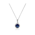 “Wonderful Blue” Pendant 375/1000 White Gold