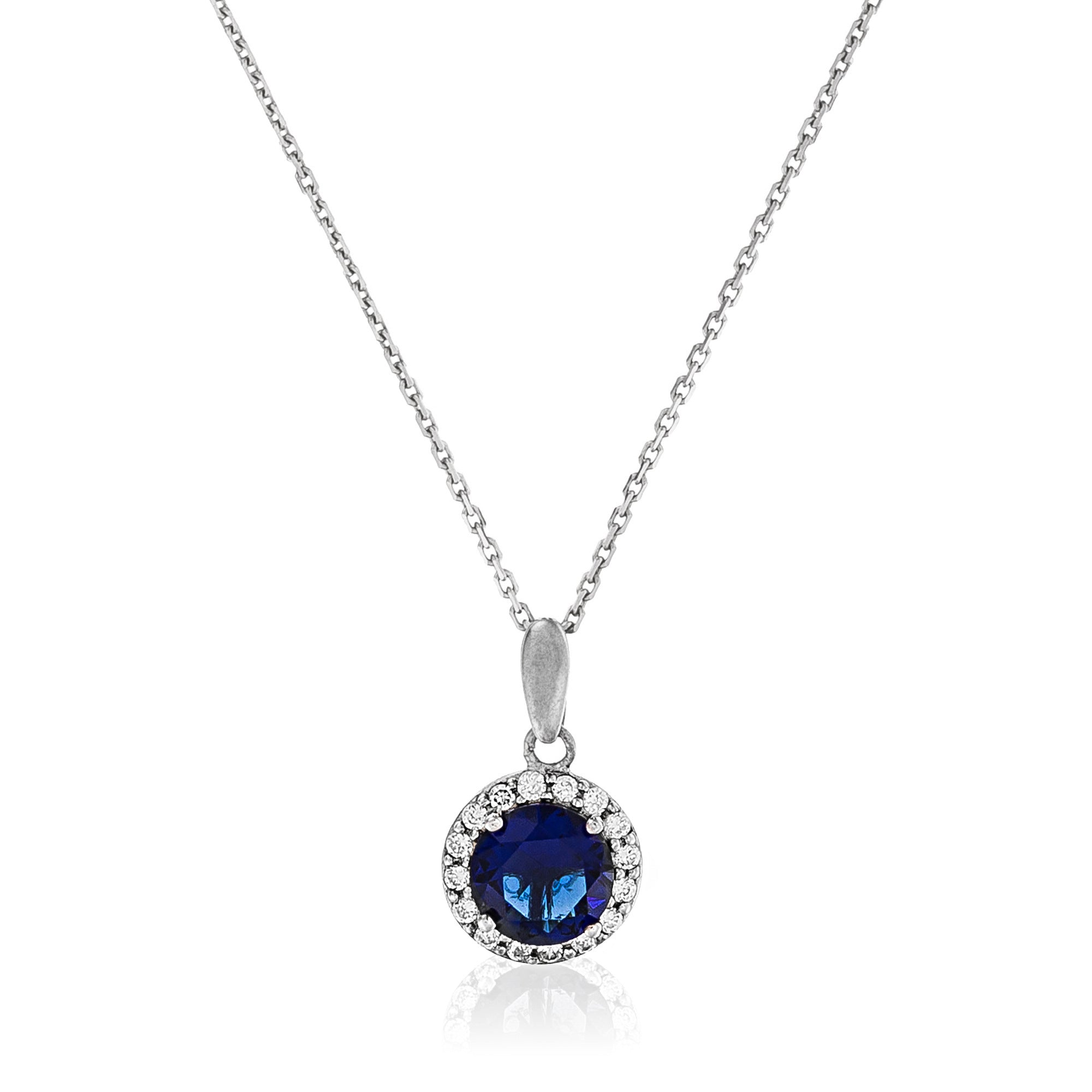 “Wonderful Blue” Pendant 375/1000 White Gold