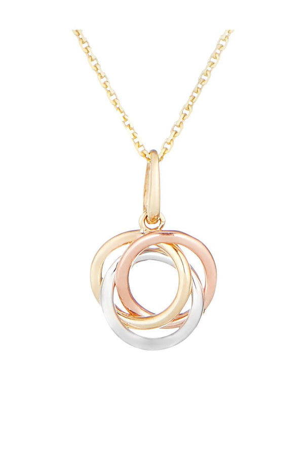 Pendentif "Croisade" Or Tricolore 375/1000