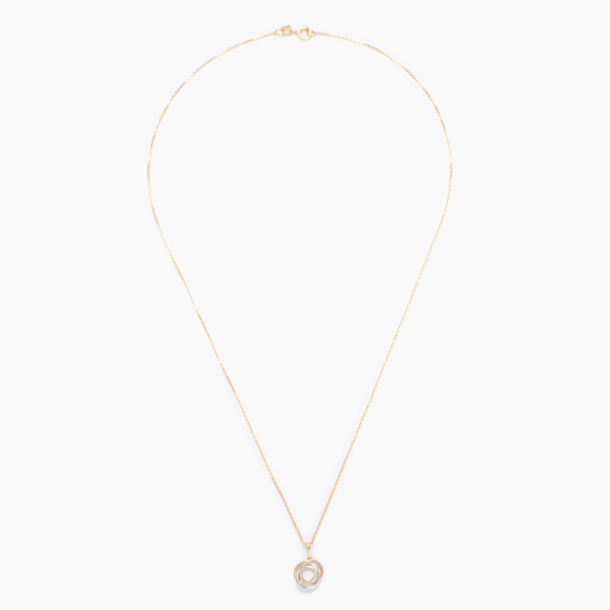 Pendentif "Croisade" Or Tricolore 375/1000