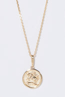Pendentif Astro Lisse "Taureau" - Or Jaune 375/1000