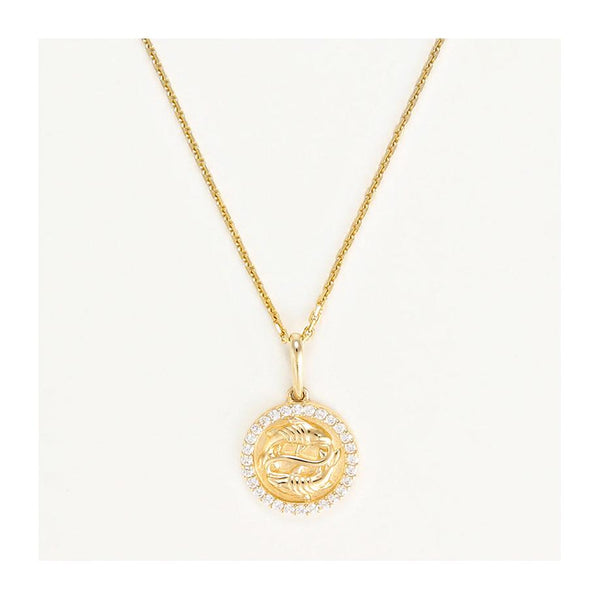 Colgante Astro Ball “Piscis” Oro amarillo 375/1000 y Circonio