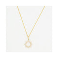 “Ton Soleil” Pendant 375/1000 Yellow Gold And Zirconium