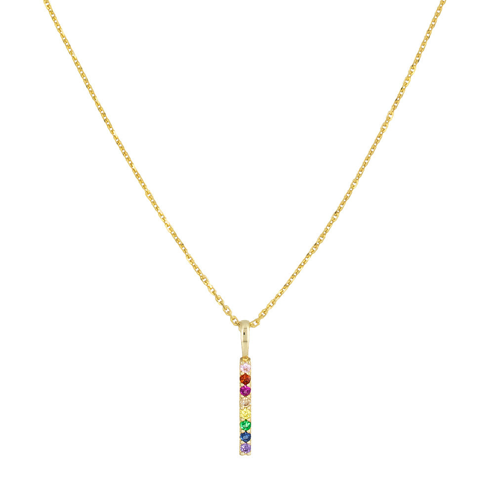 Pendant "Colored" Yellow Gold 375/1000