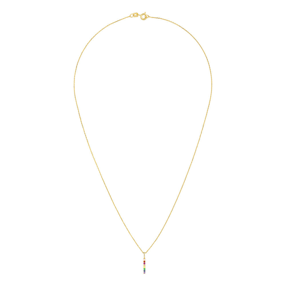 Pendant "Colored" Yellow Gold 375/1000