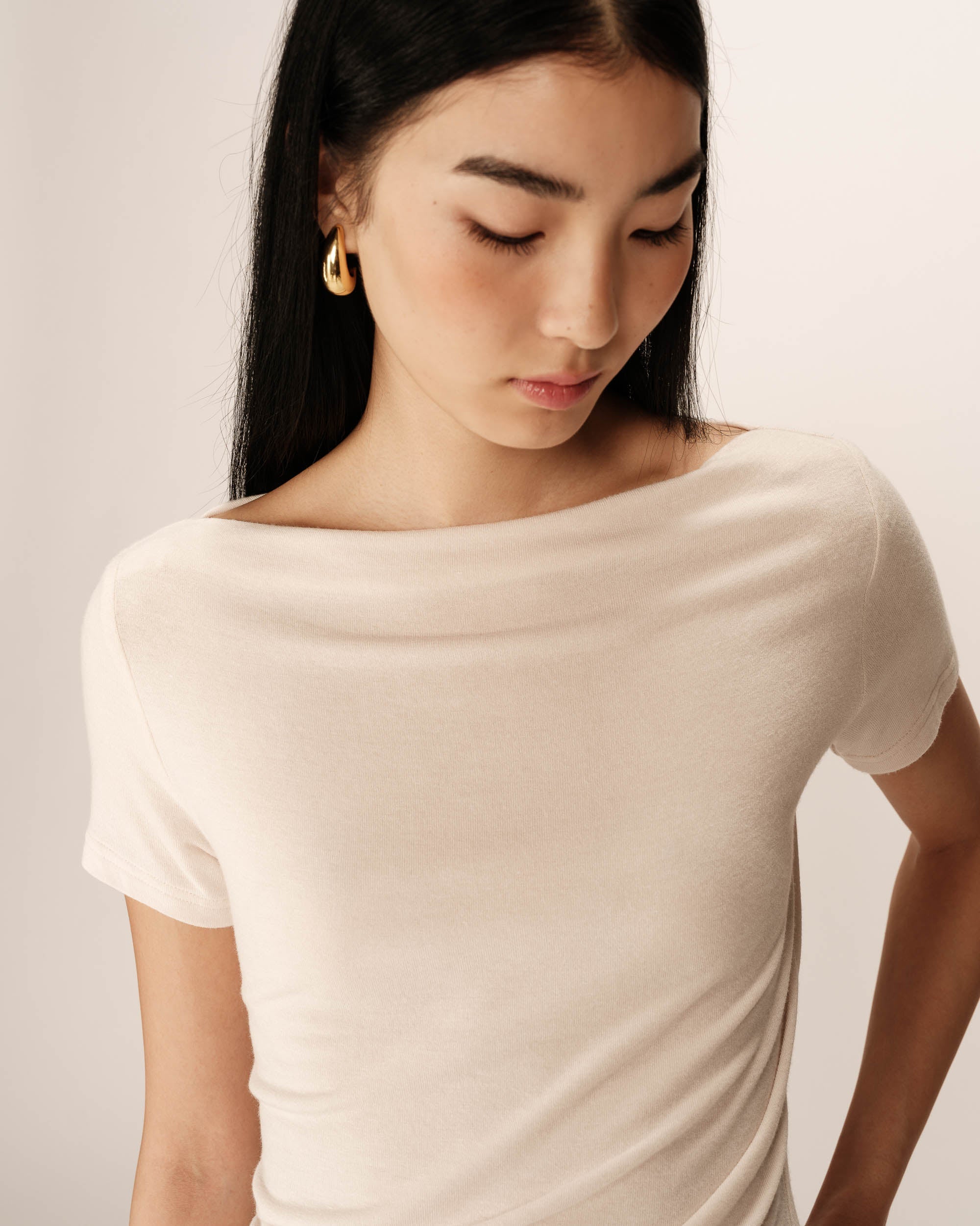 Camiseta Pilar - Beige