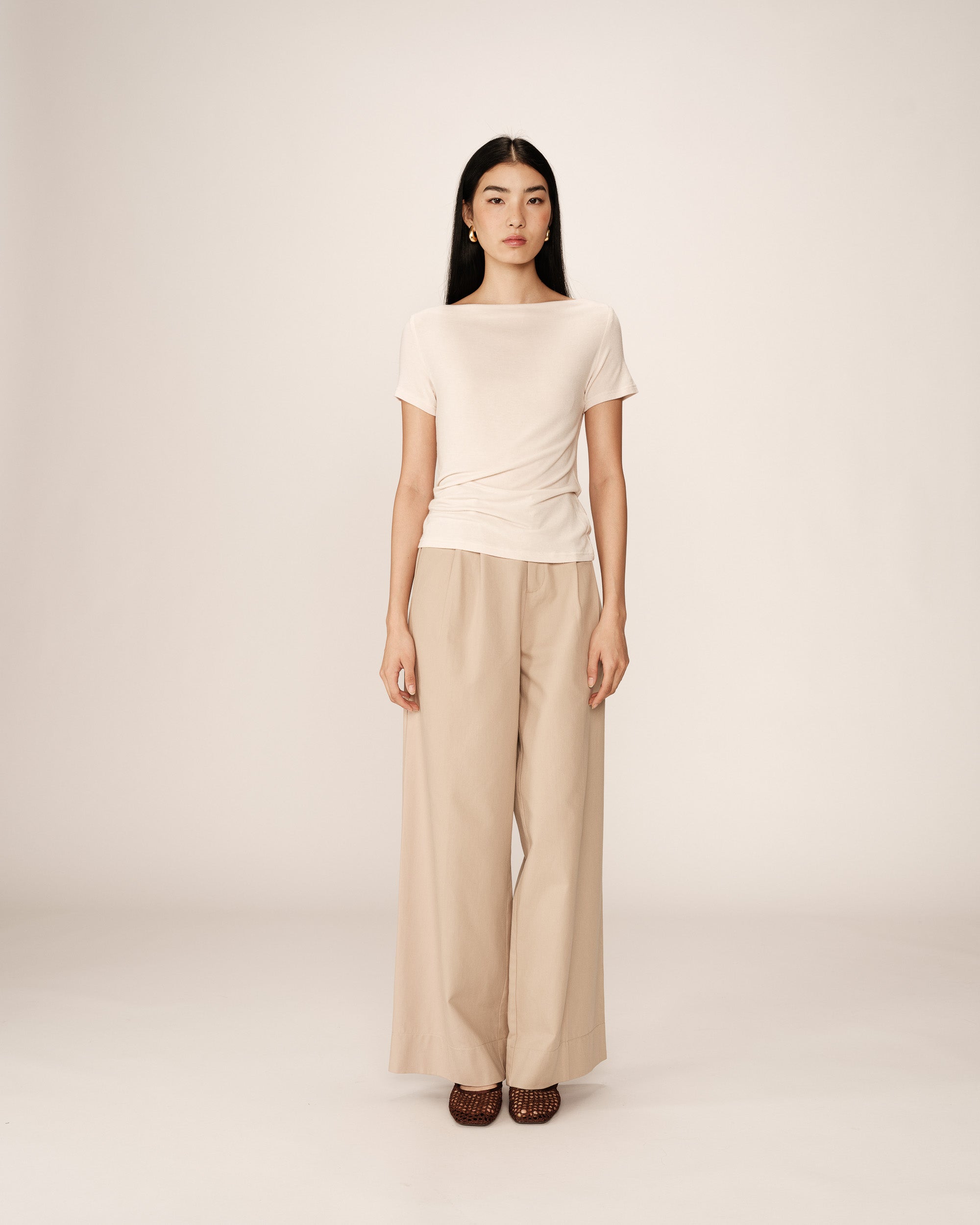 Camiseta Pilar - Beige