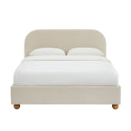 Pilka - Bed - Chenille Fabric - Beige