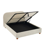 Pilka - Bed - Chenille Fabric - Beige