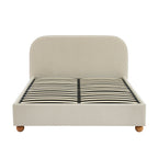 Pilka - Bed - Chenille Fabric - Beige