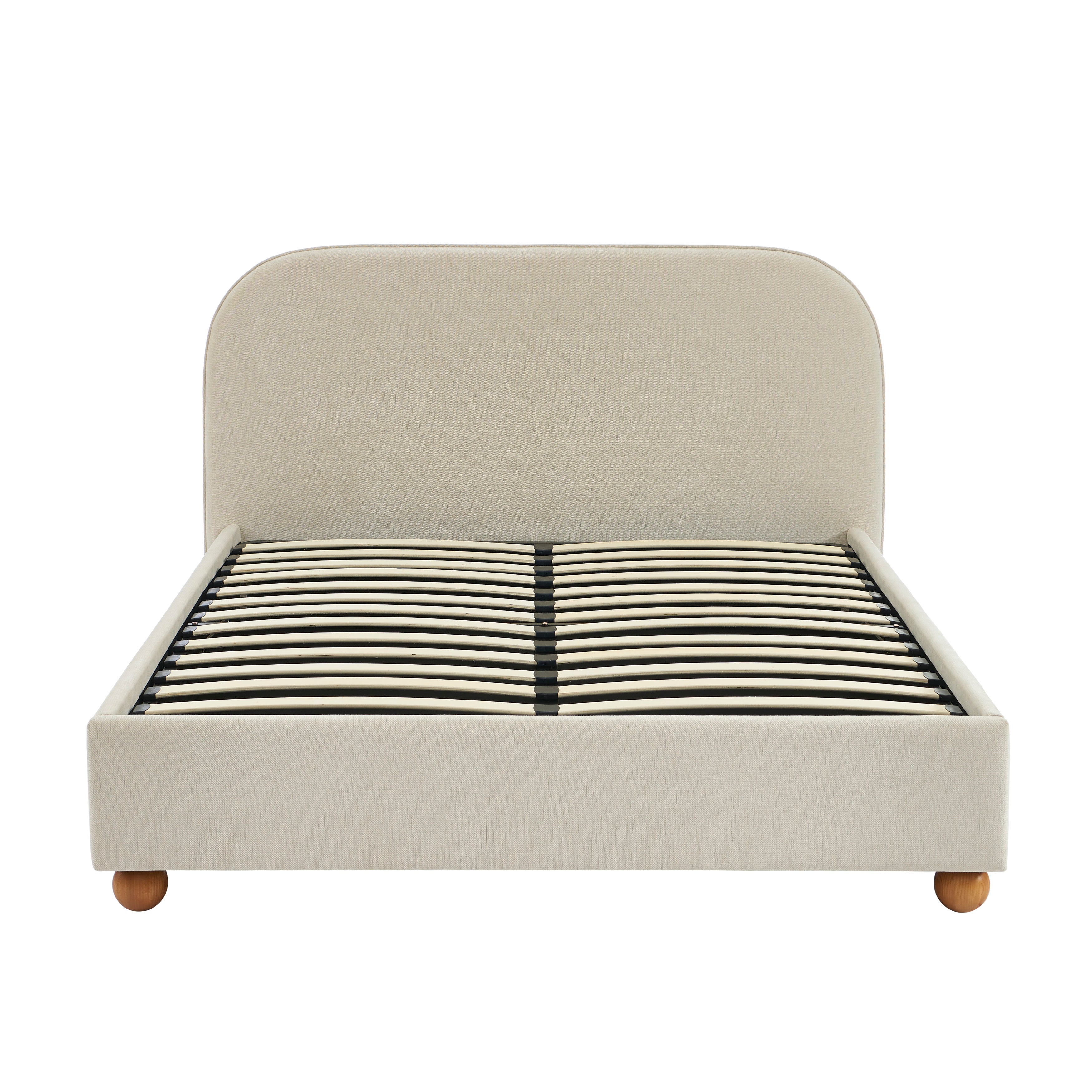Pilka - Bed - Chenille Fabric - Beige