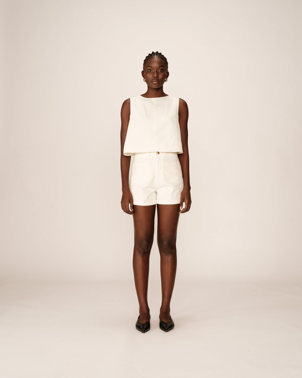 Pino Shorts - Ecru