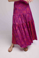 Vestido Largo de Tirantes - Fucsia