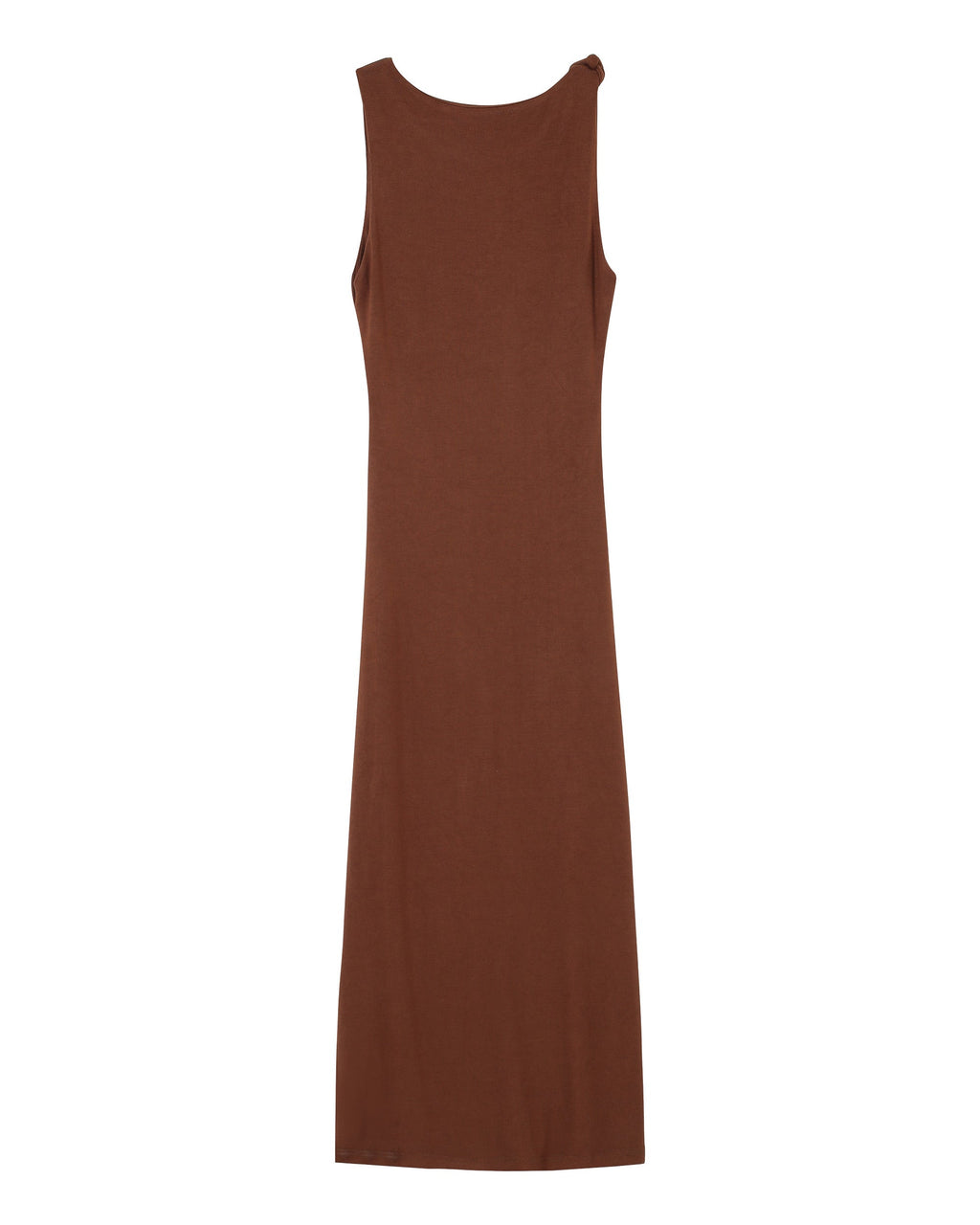 Vestido Largo Pistache - Chocolate