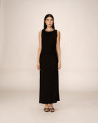 Maxi Dress Pistache - Black