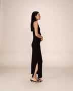 Maxi Dress Pistache - Black