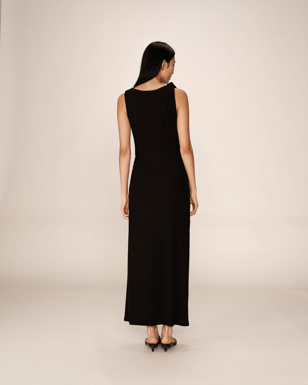 Maxi Dress Pistache - Black