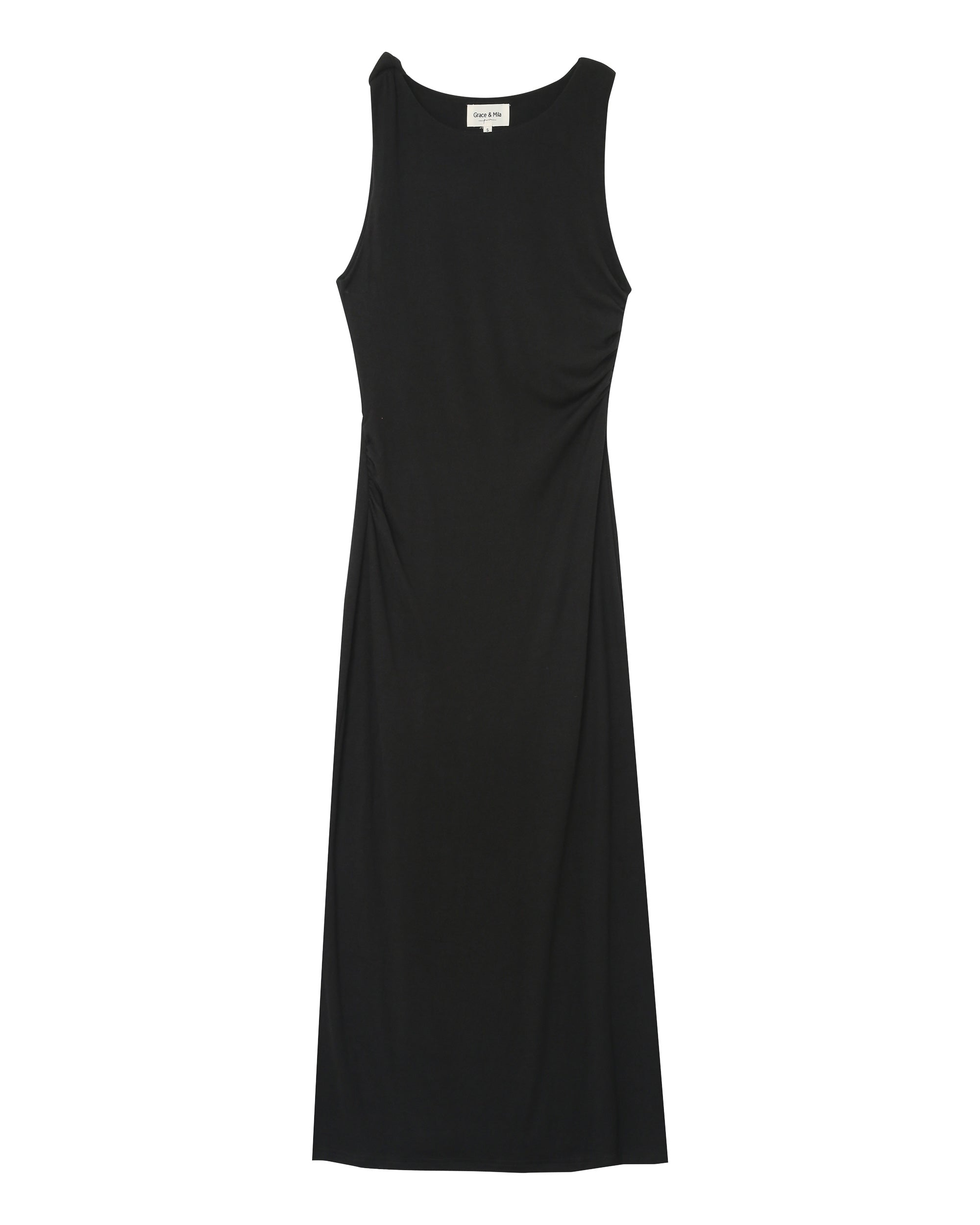 Maxi Dress Pistache - Black