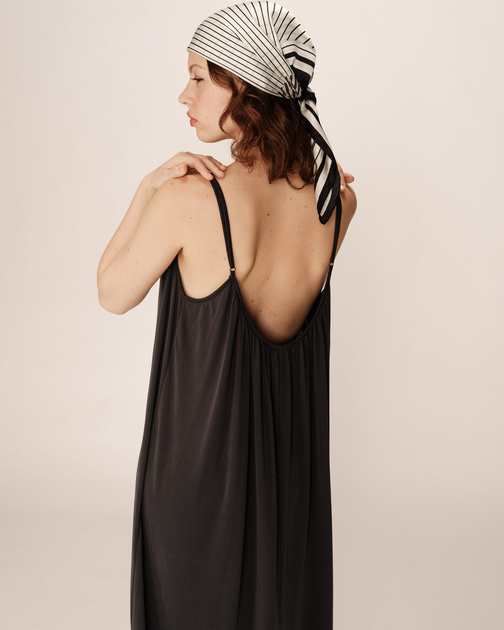 Pivoine Long Dress - Anthracite