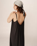 Pivoine Long Dress - Anthracite
