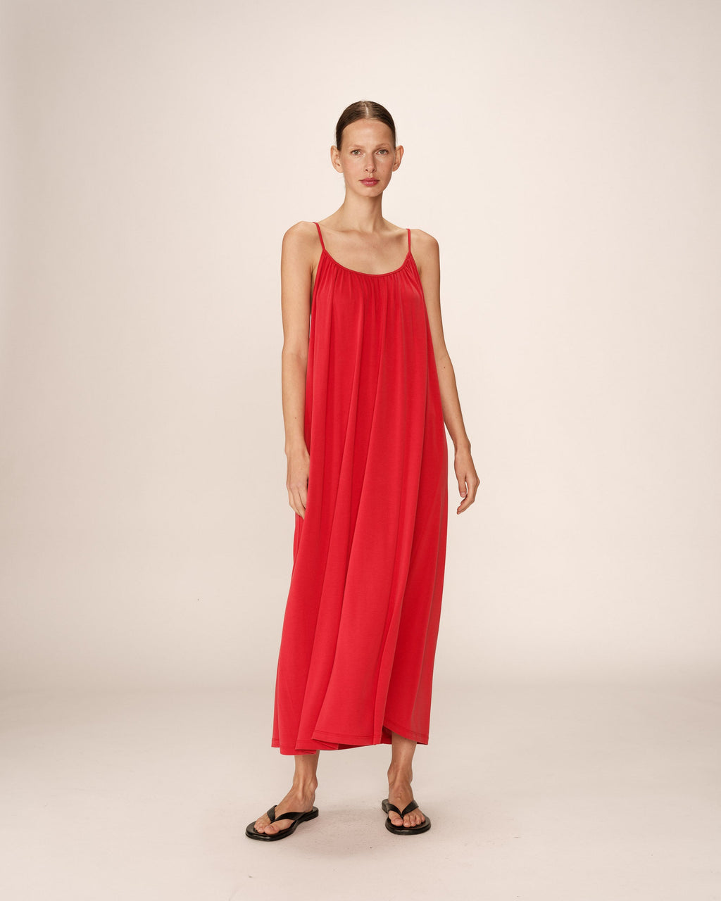 Pivoine Long Dress - Raspberry