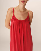 Pivoine Long Dress - Raspberry