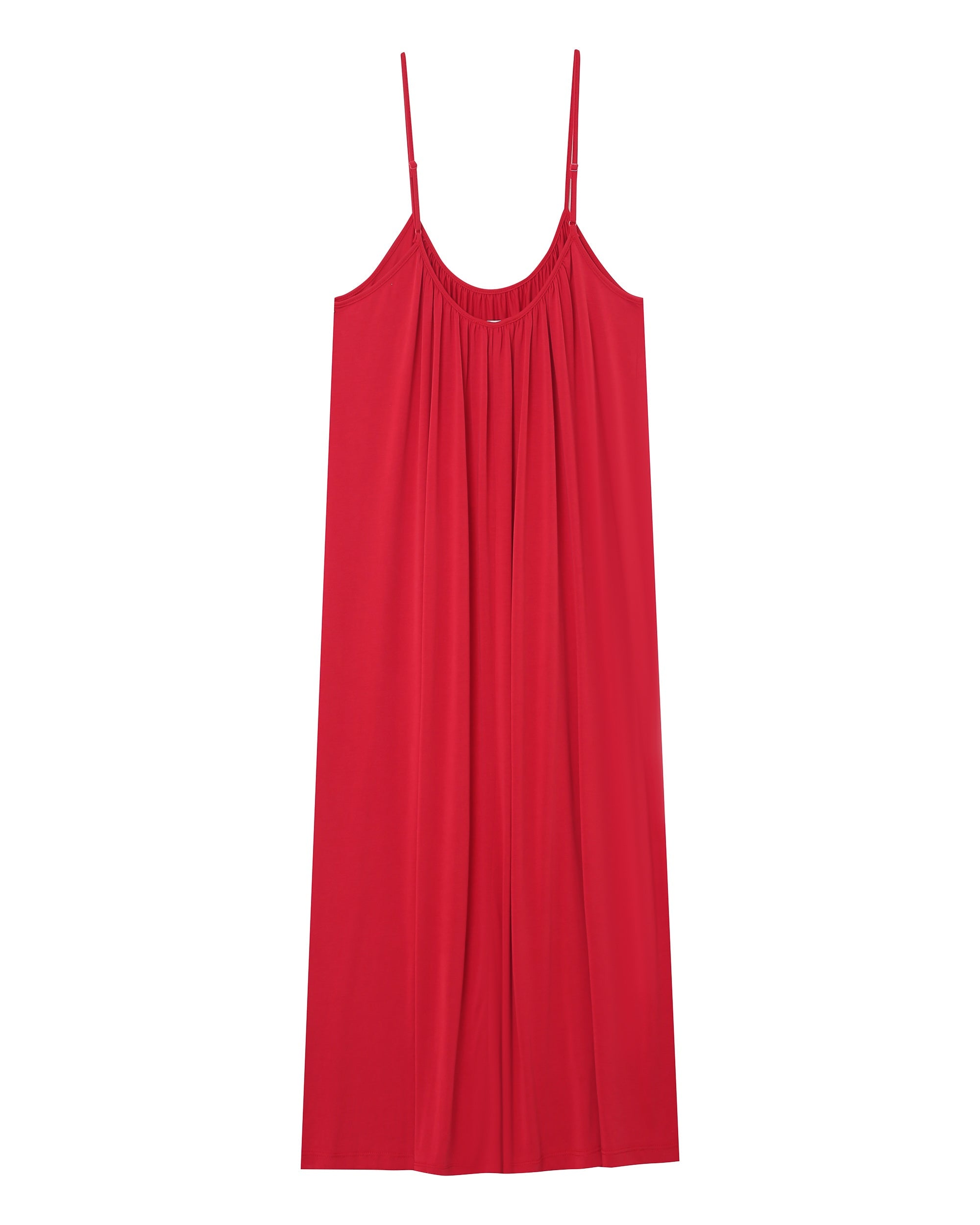 Pivoine Long Dress - Raspberry