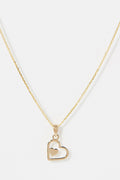 “Heart Heart” Pendant 375/1000 Yellow Gold