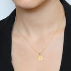 "Compass" Pendant - 375/1000 Yellow Gold