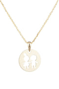 Pendentif Enfant "Frère & Soeur" Or Jaune 375/1000