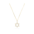 Pendentif "Etoile De David" Or Jaune 375/1000