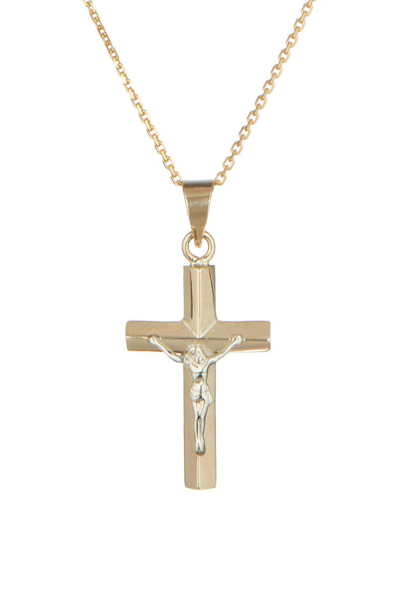 Colgante "Cruz de Jesús" Oro amarillo 375/1000