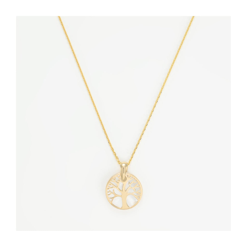 Colgante "Árbol De La Vida" Oro Amarillo 375/1000 Y Nácar