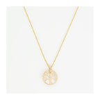 Colgante "Árbol De La Vida" Oro Amarillo 375/1000 Y Nácar