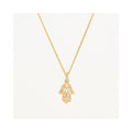 Pendant "Pretty Hand of Fatma" 375/1000 Yellow Gold