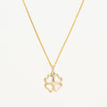Pendentif "Trèfle Merveilleux"Or Jaune 375 /1000