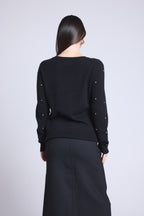 Platine Embellished Jumper - Black - Women