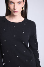 Platine Embellished Jumper - Black - Women