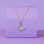 Pendentif "Papillon Amoureux" - Or Jaune