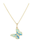 “Butterfly Lovers” Pendant 375/1000 Yellow Gold